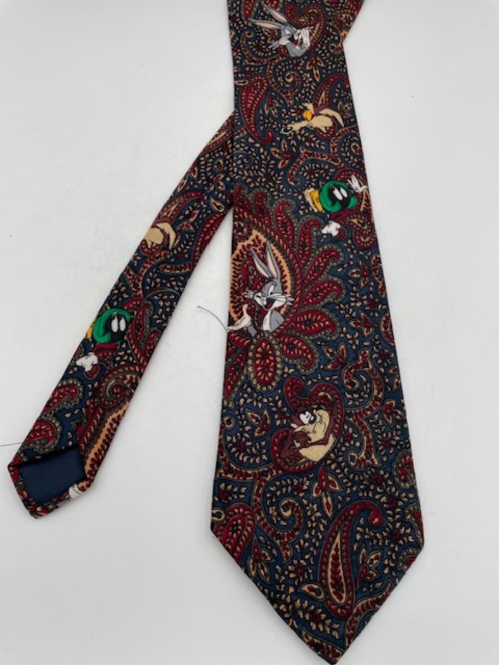 Vintage Polyester Looney Tunes Mania Tie